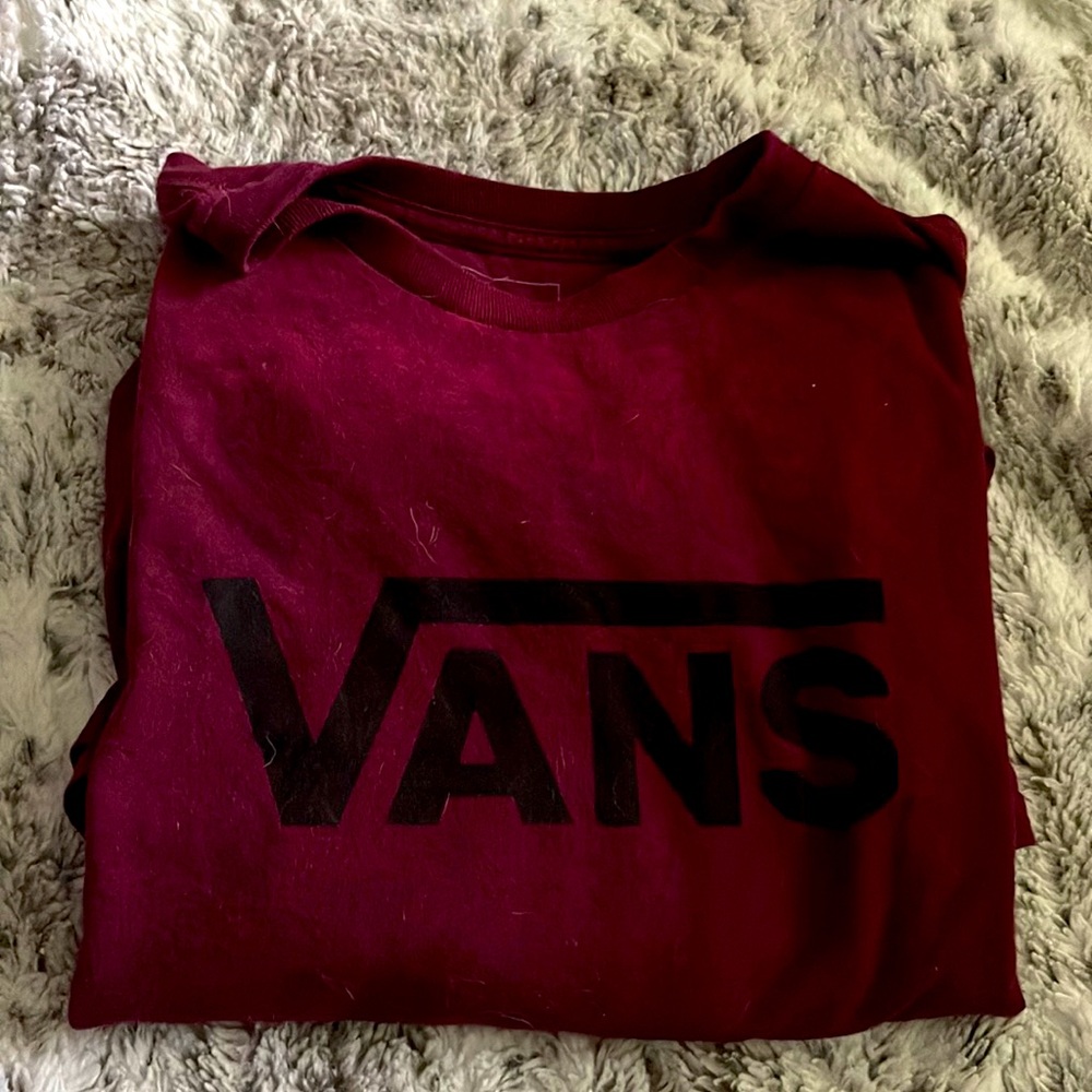 Vans Short Sleeve Men’s 2XL maroon shirt